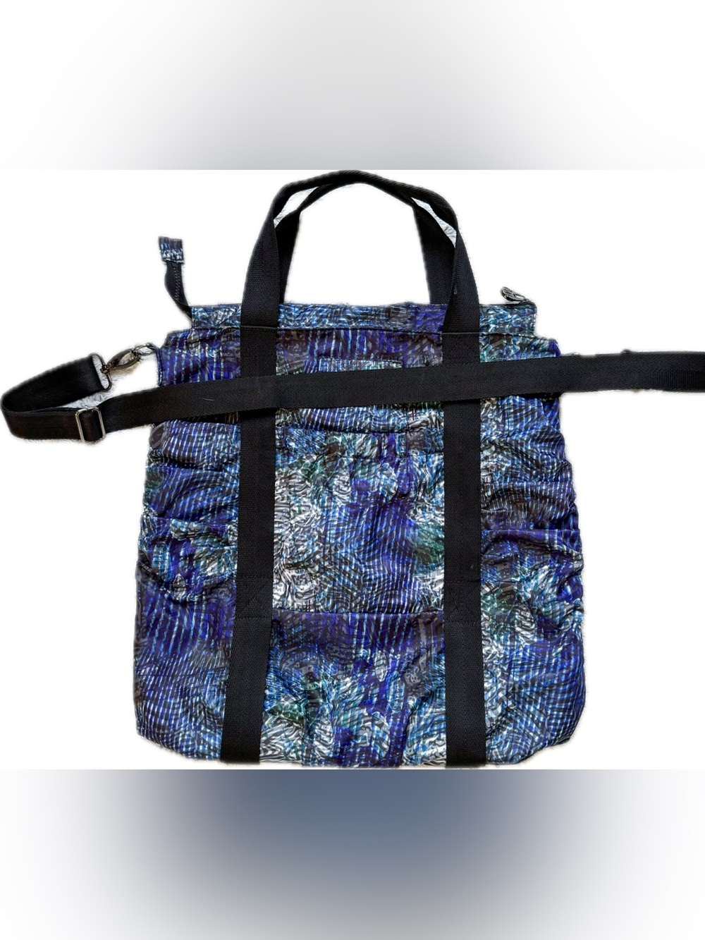 Kyodan Yoga Mat Tote Bag Women’s Weekender Gym Bag Lightweight Canvas Like New L